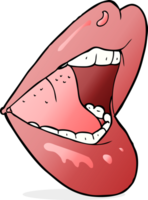 cartoon open mouth png