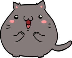 happy cartoon cat png