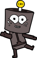 happy cartoon robot dancing png