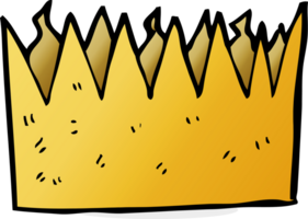 cartoon paper crown png