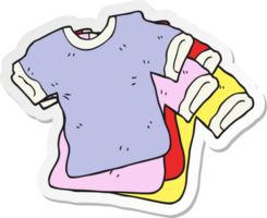 autocollant d'un t-shirt de dessin animé png