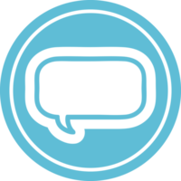 speech bubble circular icon symbol png