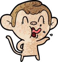 crazy cartoon monkey png