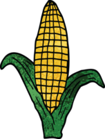 cartoon doodle healthy corn png