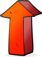 hand drawn cartoon arrow png