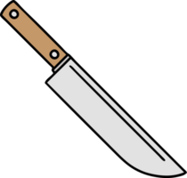 tattoo in traditional style of a knife png