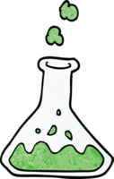 cartoon doodle chemicals in bottle png