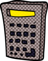 cartoon doodle electronic calculator png