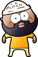 cartoon bearded man png