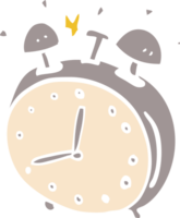 cartoon doodle alarm clock png