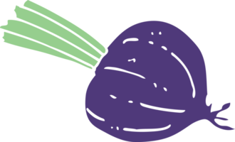 cartoon doodle fresh beet png