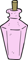 bouteille de parfum de parfum de dessin animé png