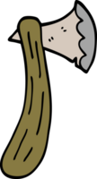 cartoon doodle axe png