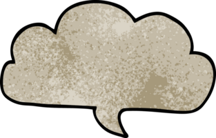 Cartoon-Doodle-Wolke-Sprechblase png