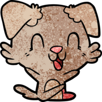 laughing cartoon dog png