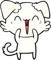 happy little dog cartoon png