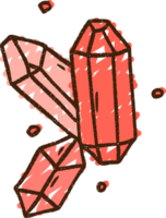 dibujo de tiza de cristales png