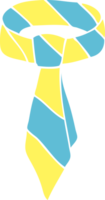 corbata de garabato de dibujos animados png