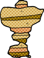 cartoon doodle of stacked stones png