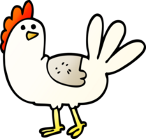 degradado ilustración dibujos animados pollo png