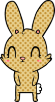 lindo conejo de dibujos animados png