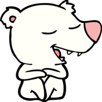 Eisbär-Cartoon png