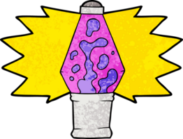 lámpara de lava de dibujos animados png