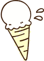 Ice Cream Chalk Drawing png
