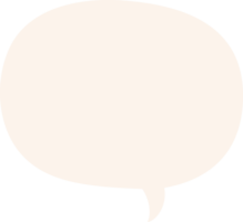 cartoon speech bubble in retro style with speech bubble in retro style png