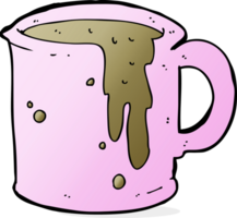 tazza di caffè dei cartoni animati png