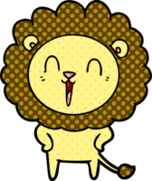 laughing lion cartoon png