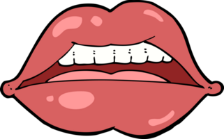 sexy lippensymbol der karikatur png