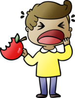 cartoon shouting man with bad tooth png