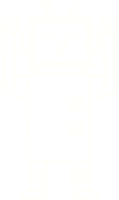 desenho de giz robô png