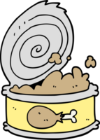 cartoon canned food png