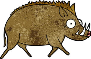 Cartoon Wildschwein png