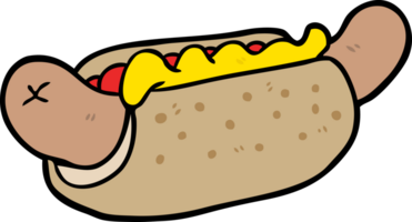 dessin animé frais savoureux hot-dog png