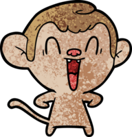 cartoon laughing monkey png