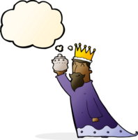 one of the three wise men with thought bubble png