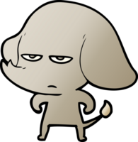 annoyed cartoon elephant png