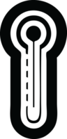 vaso termómetro icono símbolo png