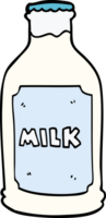 Cartoon-Doodle-Milchflasche png