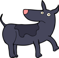 chien drôle de bande dessinée png