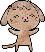 perro feliz de dibujos animados png