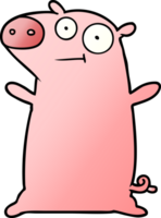 happy cartoon pig png