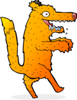 cartoon hungry fox png