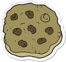 adesivo de um biscoito de desenho animado png