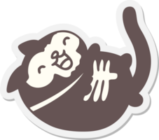 halloween cat sticker png