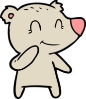 personagem de desenho animado urso png