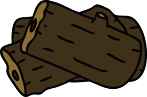 hand drawn quirky cartoon log png